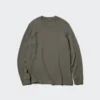 Unisex T-shirt met wafelpatroon