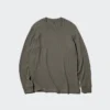 Unisex T-shirt met wafelpatroon