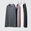 Unisex T-shirt van gewassen katoen | Longsleeves