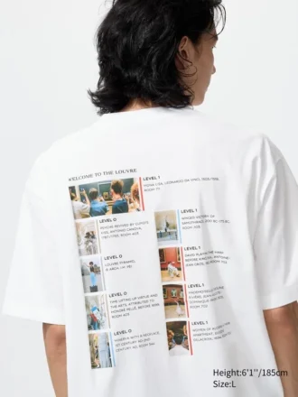 Unisex the Louvre UT T-shirt met print