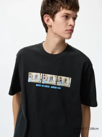 Unisex the Louvre UT T-shirt met print