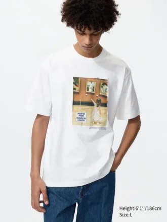 Unisex the Louvre UT T-shirt met print