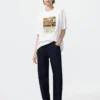 Unisex the Louvre UT T-shirt met print