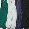 Unisex trui met halve rits