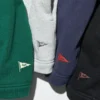 Unisex trui met halve rits