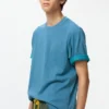 Unisex tweekleurig T-shirt
