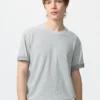Unisex tweekleurig T-shirt