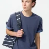 Unisex tweekleurig T-shirt