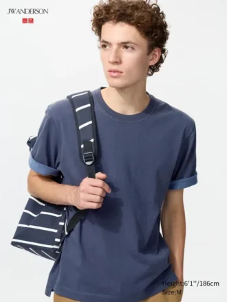 Unisex tweekleurig T-shirt