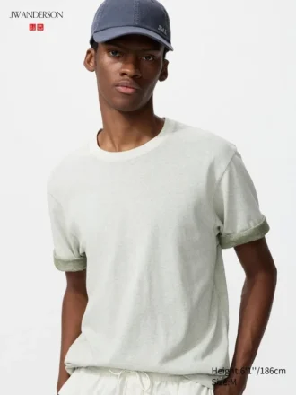 Unisex tweekleurig T-shirt