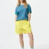 Unisex tweekleurig T-shirt