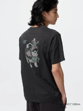 Unisex Ukiyo-E Animals UT T-shirt met print