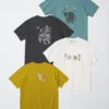 Unisex Ukiyo-E Animals UT T-shirt met print