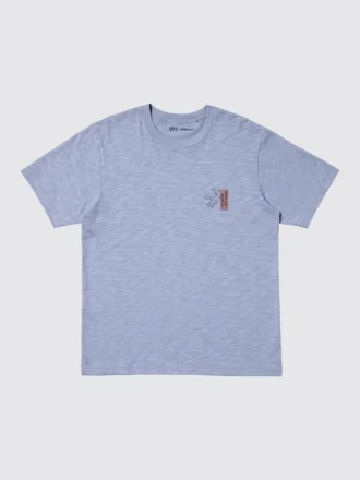 Unisex Ukiyo-E Blue UT T-shirt met print