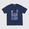 Unisex Ukiyo-E Blue UT-t-shirt met print