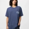 Unisex Ukiyo-E Blue UT T-shirt met print