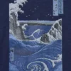 Unisex Ukiyo-E Blue UT-t-shirt met print