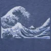 Unisex Ukiyo-E Blue UT T-shirt met print
