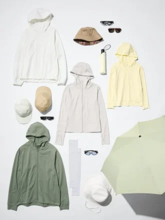 Unisex compacte paraplu met UV-bescherming