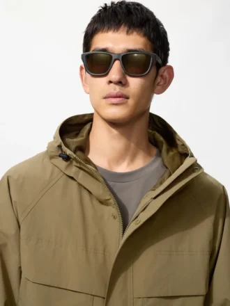Unisex vierkante zonnebril