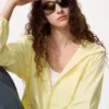 Unisex vierkante zonnebril