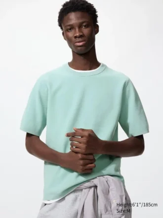 Unisex wasbaar Milano-ribbed T-shirt