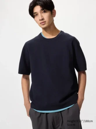 Unisex wasbaar Milano-ribbed T-shirt
