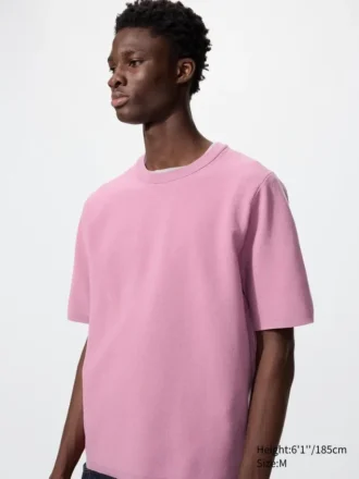 Unisex wasbaar Milano-ribbed T-shirt