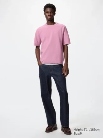 Unisex wasbaar Milano-ribbed T-shirt