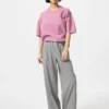 Unisex wasbaar Milano-ribbed T-shirt