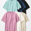 Unisex wasbaar Milano-ribbed T-shirt