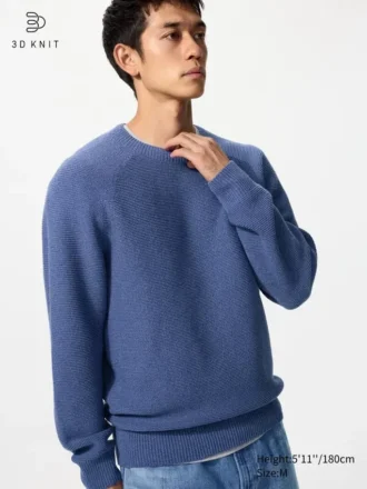 Unisex wasbare 3D Knit-trui