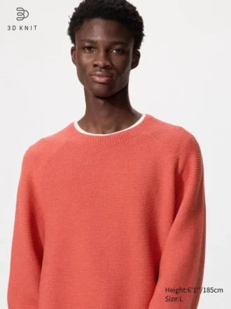 Unisex wasbare 3D Knit-trui