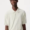 Unisex wasbare gebreide Poloshirt | Korte mouwen