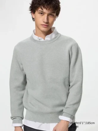 Unisex wasbare Milano geribde Truien