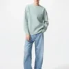 Unisex wasbare Milano geribde Truien