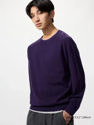 Unisex wasbare trui van katoenmix