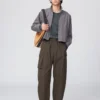 Unisex wijde cargobroek