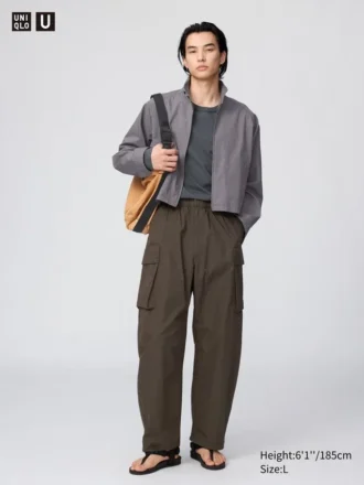 Unisex wijde cargobroek