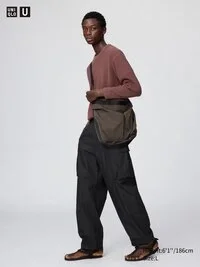 Unisex wijde cargobroek