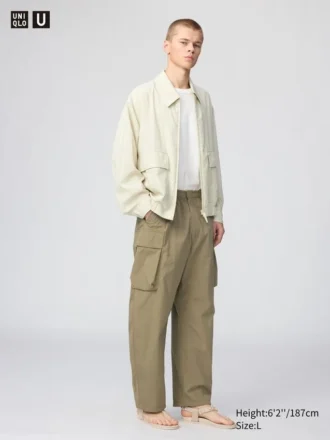 Unisex wijde cargobroek