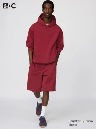Unisex wijde sweatshort Shorts