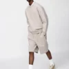 Unisex wijde sweatshort Shorts