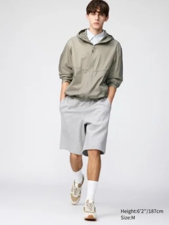 Unisex wijde sweatshort Shorts