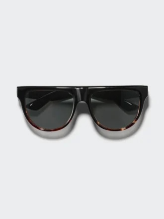 Unisex zonnebril met platte bovenkant