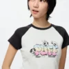 Vrolijk T-shirt met personages voor dames UT