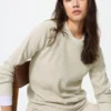 Wafel-T-shirt voor dames
