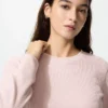 Wafel-T-shirt voor dames