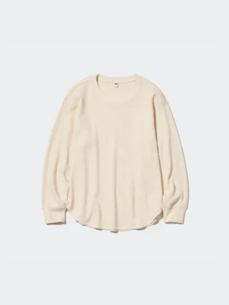 Wafel-T-shirt voor dames | Longsleeves