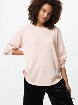Wafel-T-shirt voor dames | Longsleeves